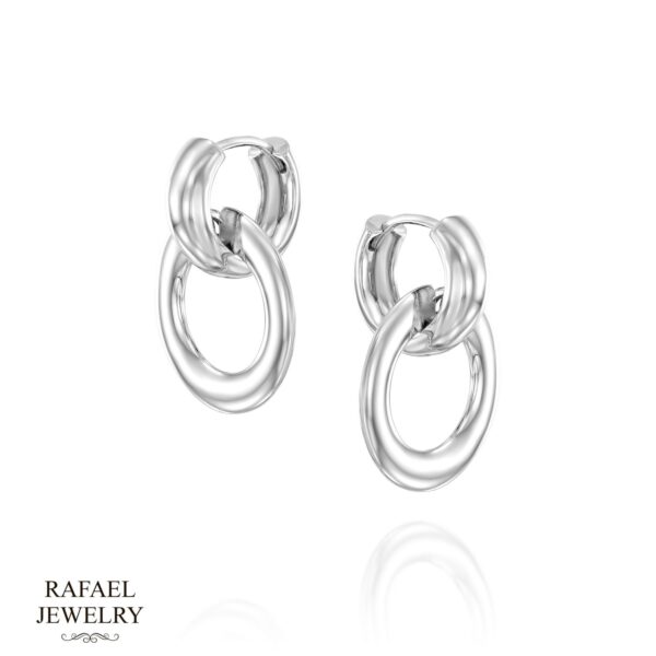 Hoop earrings without inserts - Image 3