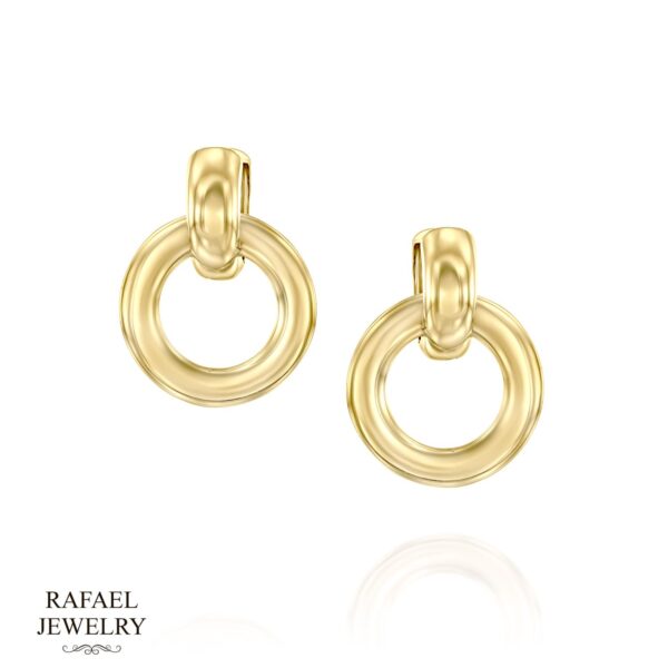 Hoop earrings without inserts - Image 2