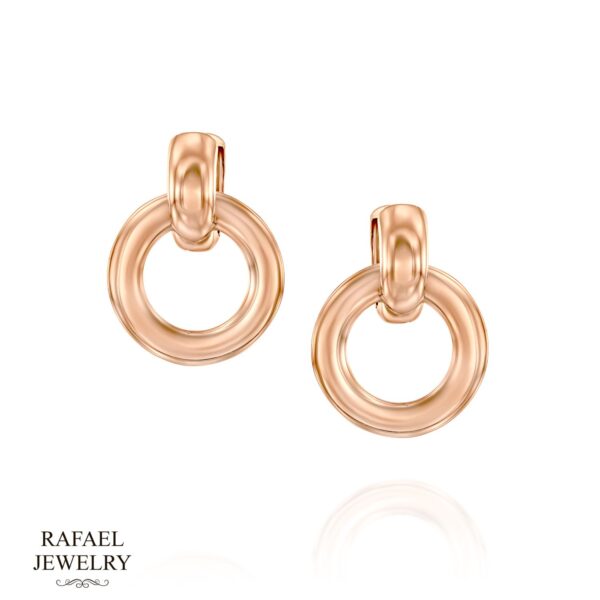 Hoop earrings without inserts