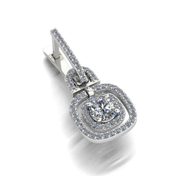 Transformers earrings with diamonds - Image 2