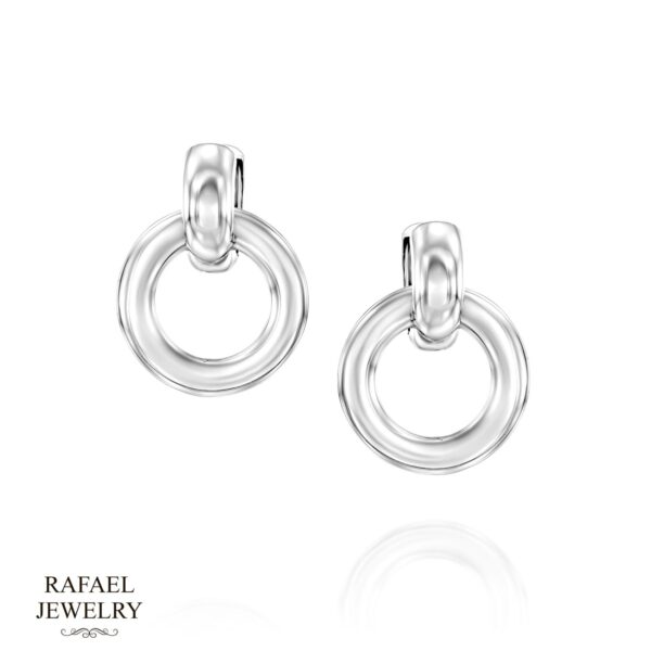 Hoop earrings without inserts - Image 4